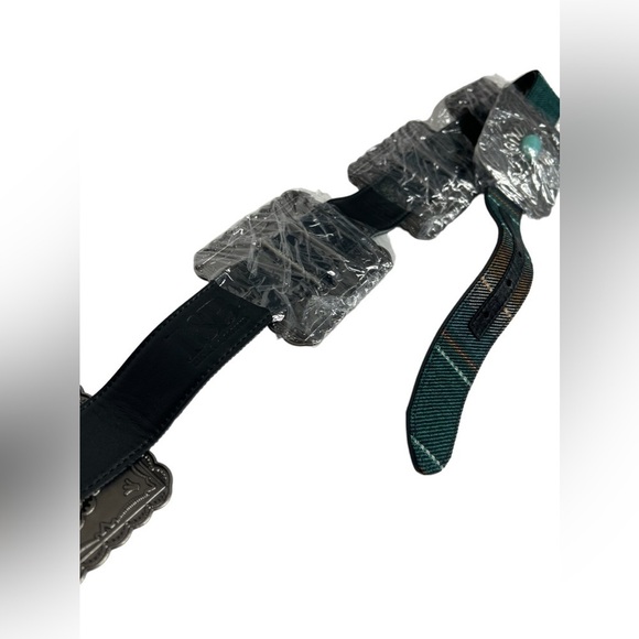 Lucky & Blessed Concha High Sierra Serape Turquoise
Tooled Square Belt